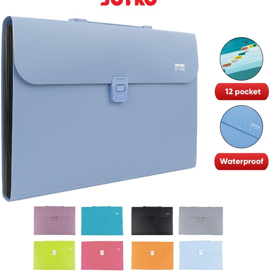 

[ Bisa Cod ] Expanding File Map Harmonika Joyko EF-2638 Folio 13 Pocket !