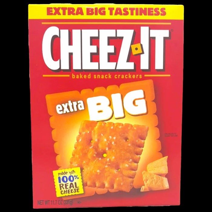 

Cheez-It Baked Snack Cheese Crackers Extra Big 11,7OZ 331GR IMPOR