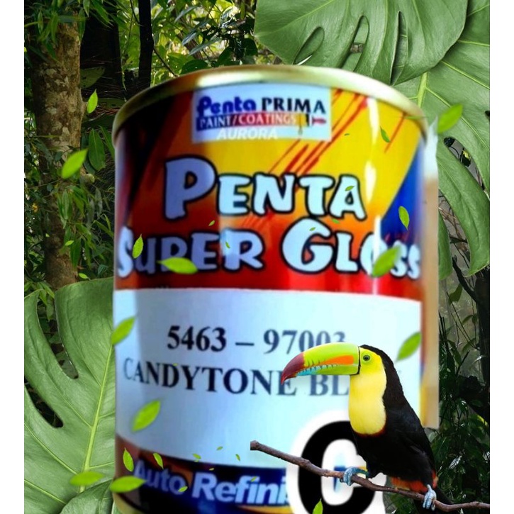 CAT PENTA SUPER GLOSS CANDYTONE BLACK - CANDY HITAM - 200 GRAM -CAT DUCO OTOMOTIF TRANSPARAN