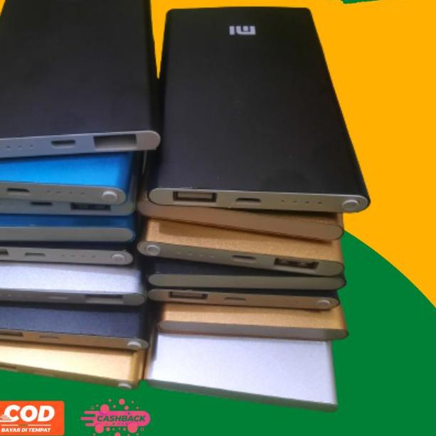 (12.12). Powerbank xiaomi samsung slim tipis kapasitas kecil 9000/mah murah New.,,,**