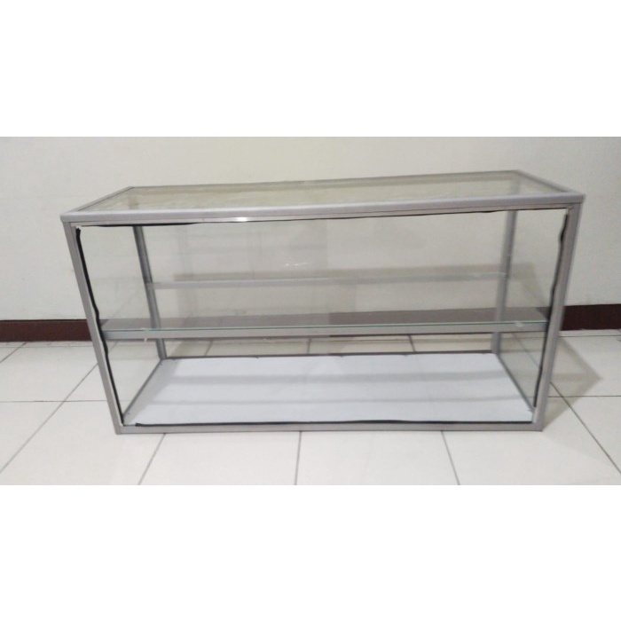 Terlaris Etalase Kaca Makanan 1 Meter (92X32X50Cm) Etalase Warteg Bogor