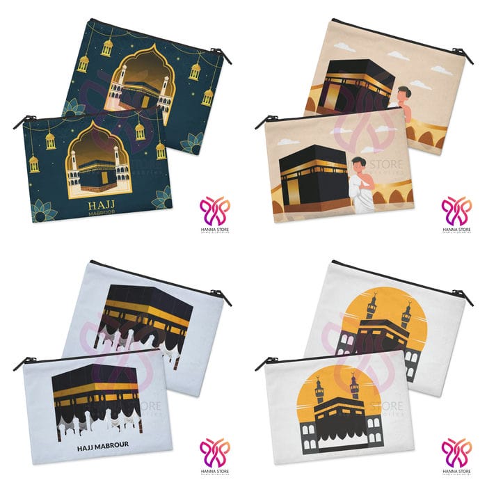 Pouch Dompet Souvenir Haji Umroh Arab Mekah Madinah Ka'bah 3