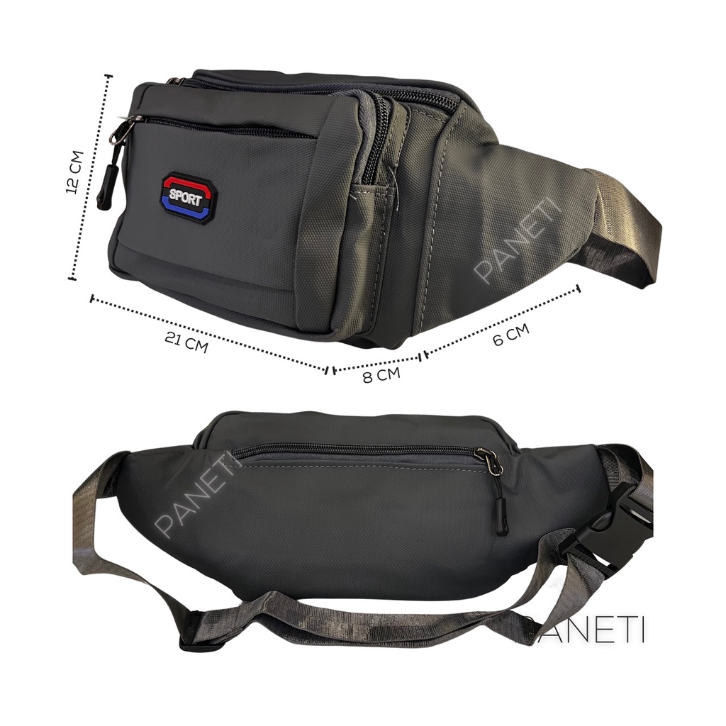 Tas Selempang Pria Anti Air Sling Bag Pria Waterproof - PANETI 1023