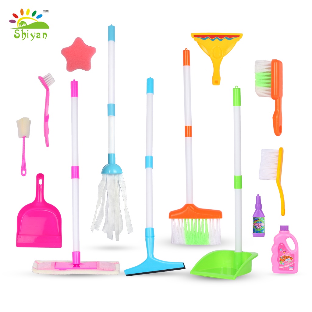 [Shiyan] mainan peran / mainan edukasi anak / mainan bersih bersih / mainan sapu sekop pel cleaning set toys education