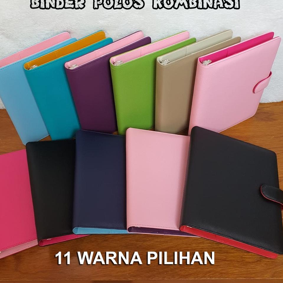 

Serba Mutu BINDER KULIT JERUK POLOS KOMBINASI 12 WARNA PILIHAN A5 DAN B5