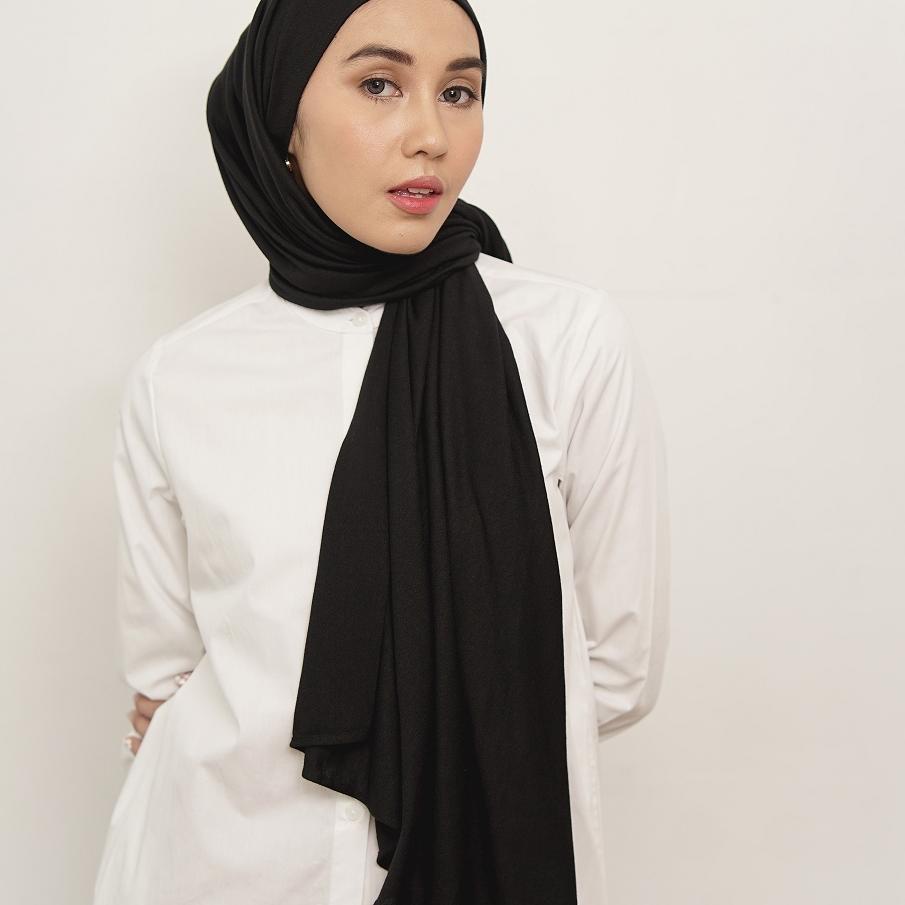 ✹ Dauky Hijab Selendang Pashmina Jersey Knit ★