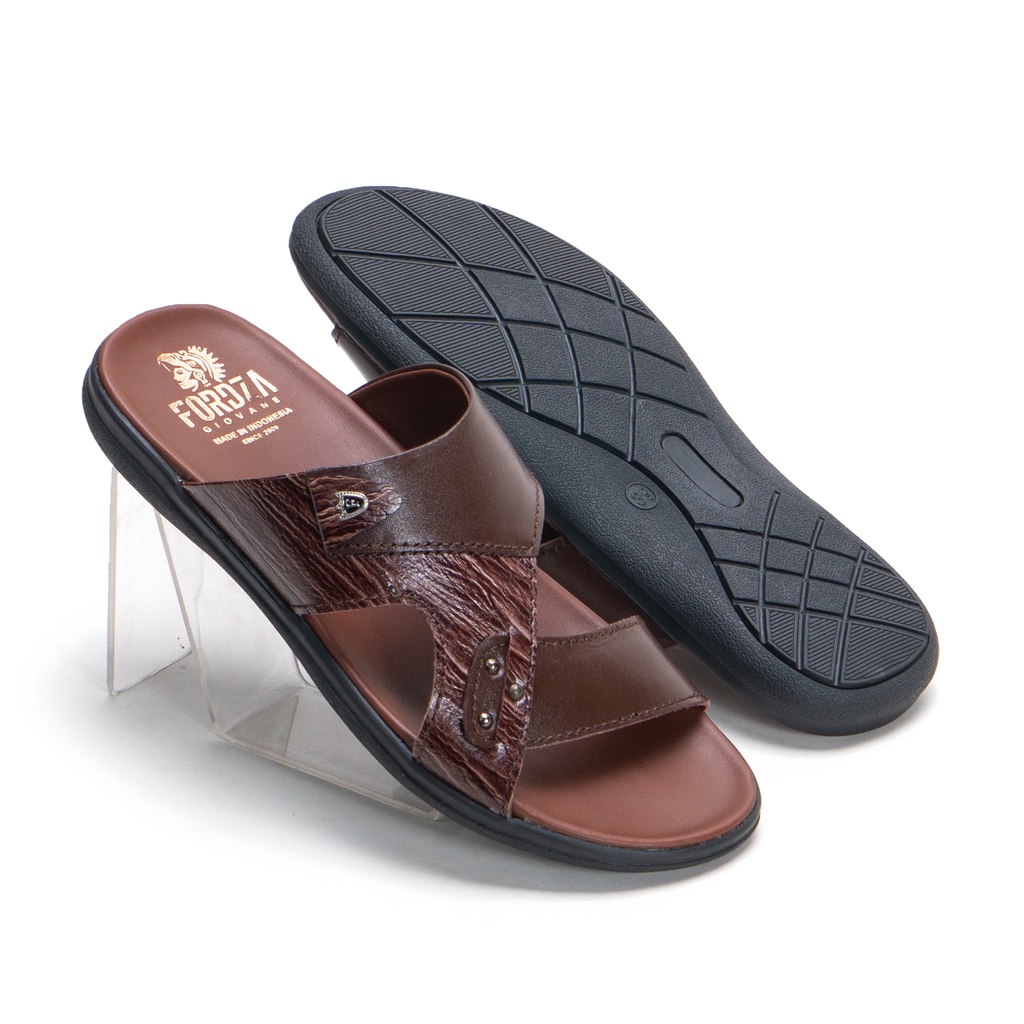 Sandal Kulit  Pria Casual Original Flip Flop Premium Slop MS445