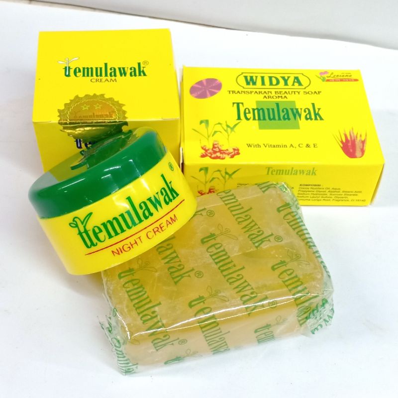 Paket - Cream Temulawak Malam &amp; Sabun Paket 2in1