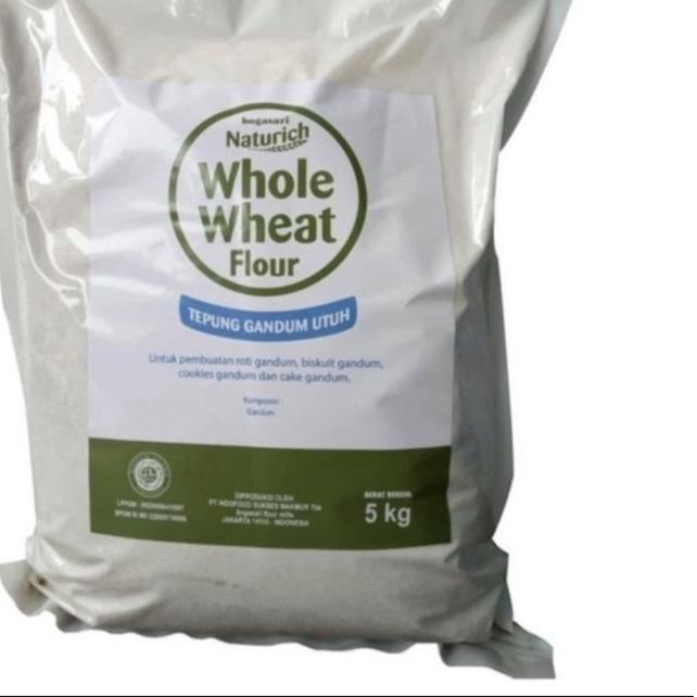 

❆ BOGASARI NATURICH WHOLE WHEAT FLOUR 5 kg ➤