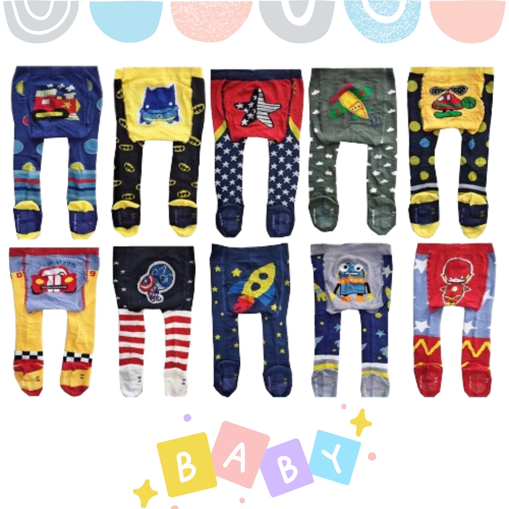 LEGGING BAYI 0-6 BULAN MOTIF SATUAN / CELANA LEGGING BAYI CARTERLOVE 386200