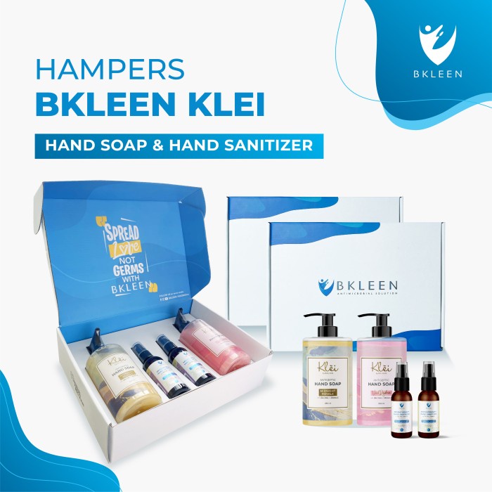 

(COD) Paket Hampers Gift Kado BKLEEN Sabun Cuci Tangan dan Handsanitizer - Pesan Cinta I