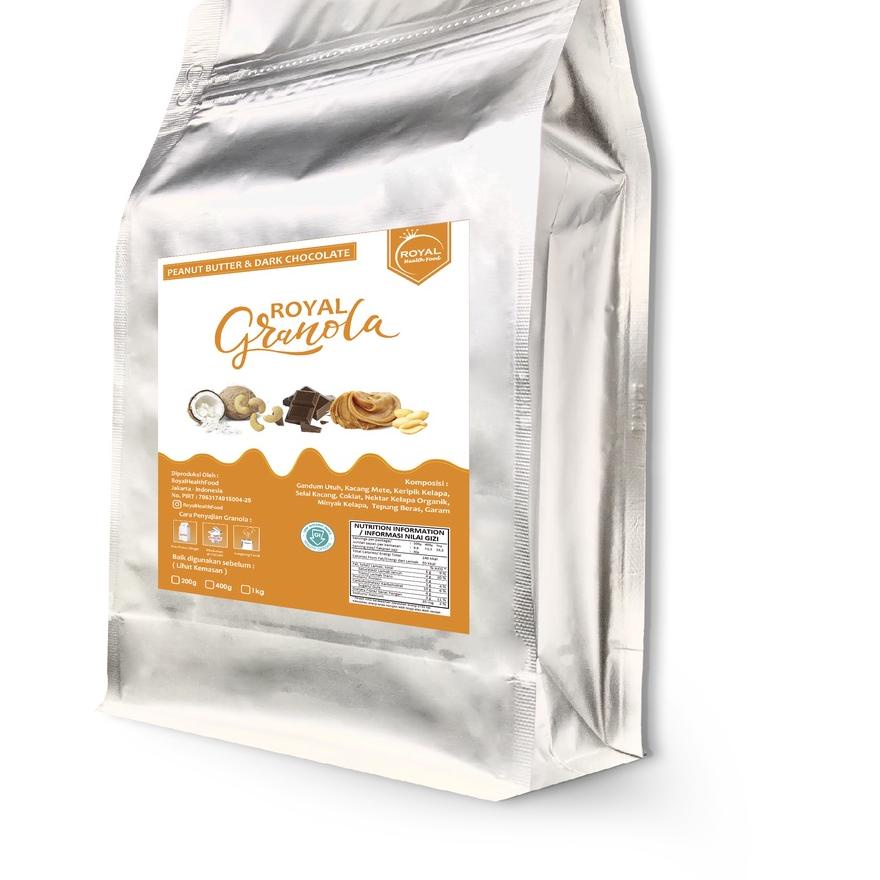 

✲ ROYAL Granola 1 KG PEANUT BUTTER & DARK CHOCOLATE ➭