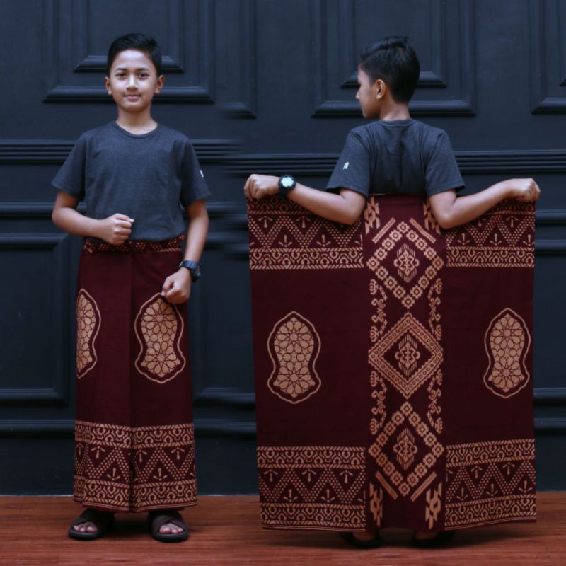 sarung batik anak motif terbaru bahan katun premium ukuran 100x180