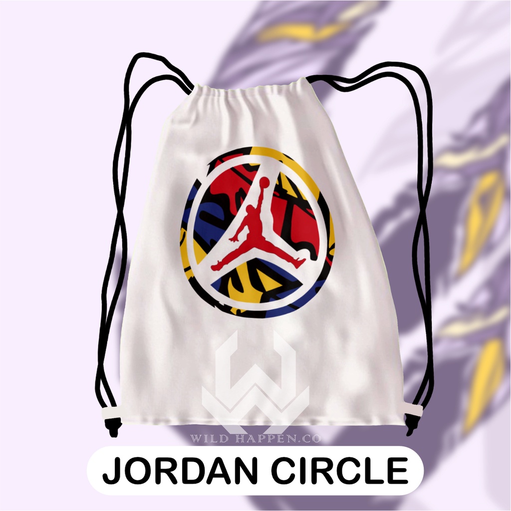 Tas Serut / String Bag Full Print Jordan Circlee