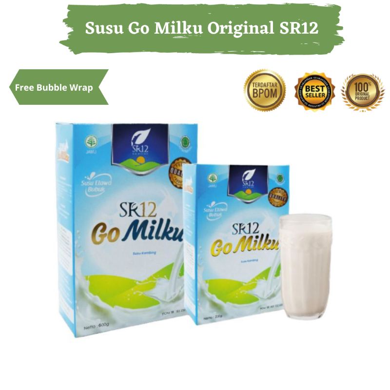 

Go Milku SR12 Susu Kambing Etawa Untuk Kesehatan Tubuh Gomilku Go Bubuk BPOM Tidak Bikin Eneg Tanpa Gula
