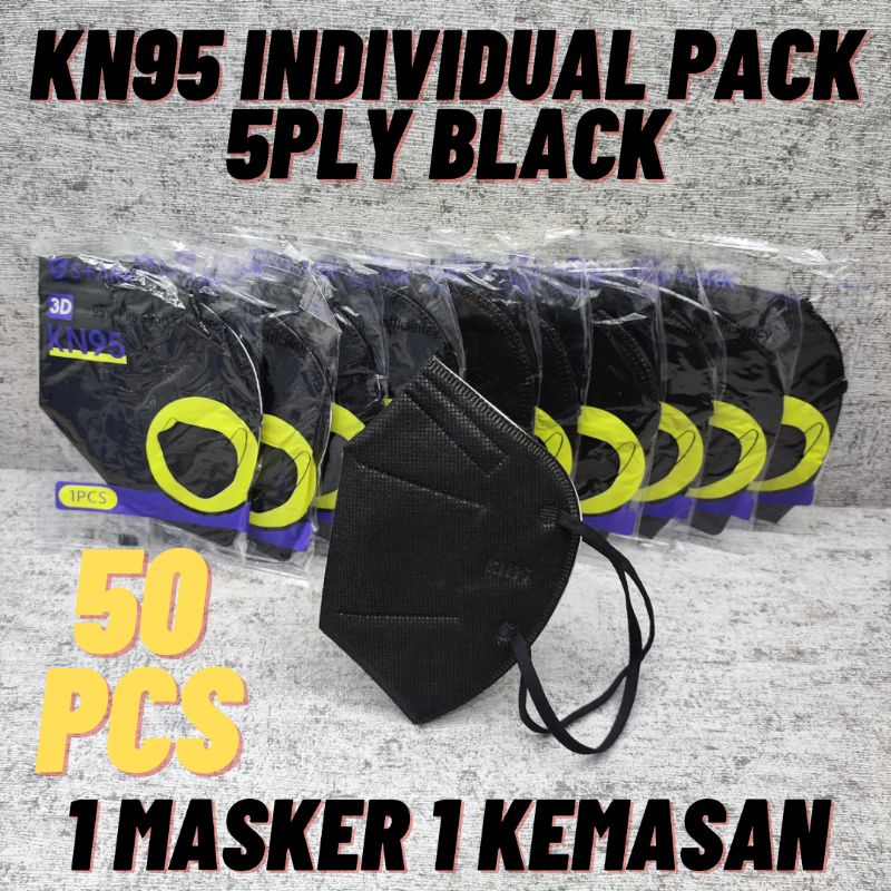 Masker KN95 5ply Mouson  Standart bahan medis  KN 95 5 ply isi 50 pcs