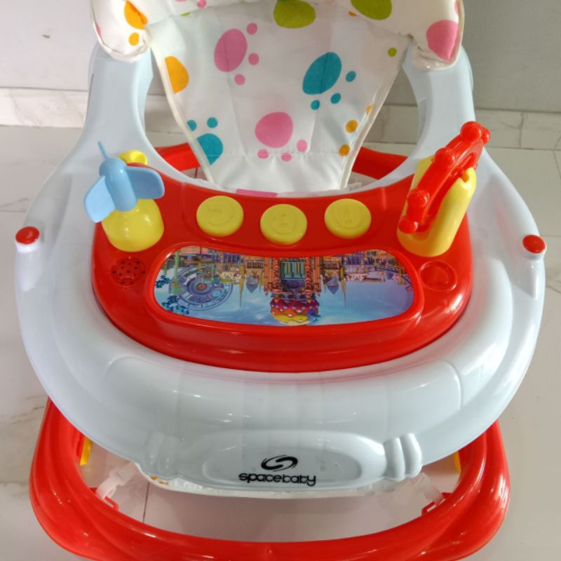 Bisa COD Mainan Anak Bayi Rolling Baby Walker Babywalker Spacebaby/family  Musik Mainan Murah Berkualitas