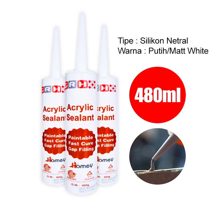 Lem Kaca Aquarium / Acrylic Sealent / Lem Silikon Akrilik / Silicone Sealant