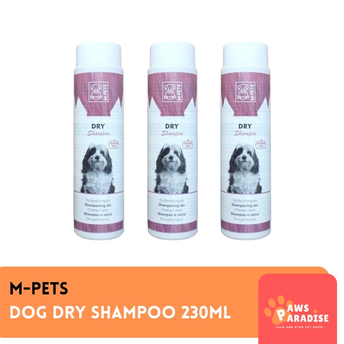 M-PETS Dog Dry Shampoo 200ml / Shampo Kering Anjing