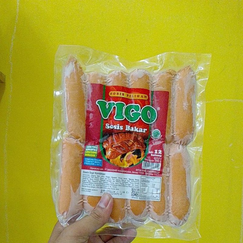 

Vigo Sosis Bakar isi 12 Batang