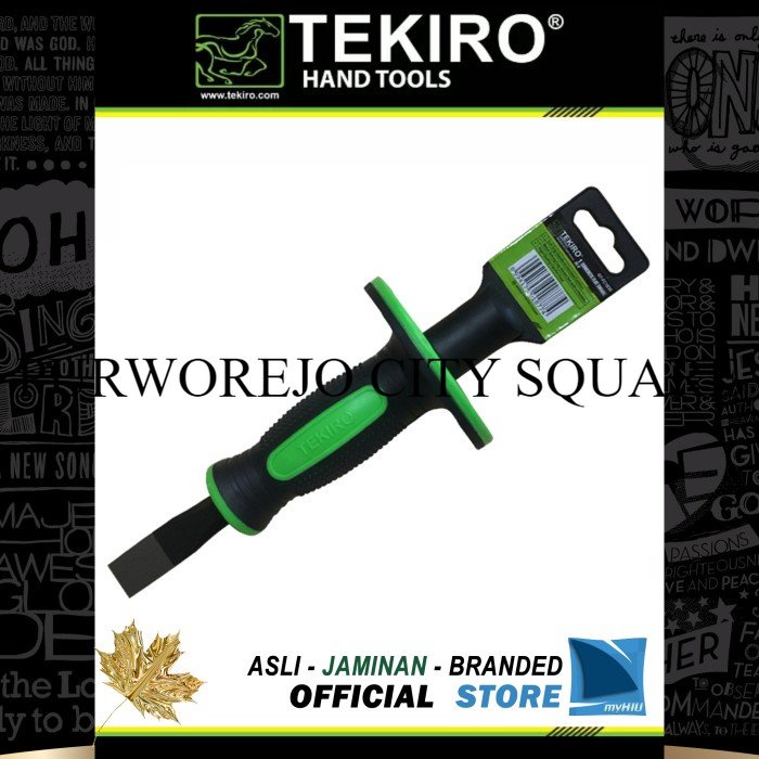 Spesial Pahat Beton 12" inch Bobok Pipih Aman Untuk Tangan - TEKIRO
