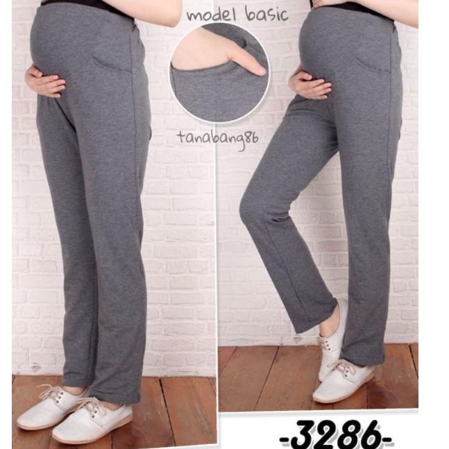 CHEKOUT celana hamil kerja/celana hamil kerja bahan kaos/celana hamil joging/celana hamil/celana ibu