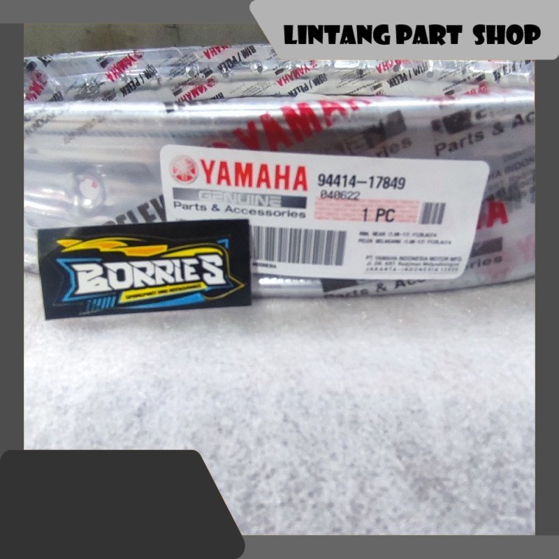 VELG RIM DID ORIGINAL VEGA RR VEGA ZR UKURAN 140 RING 17 HITAM / CHROME ORIGINAL YAMAHA