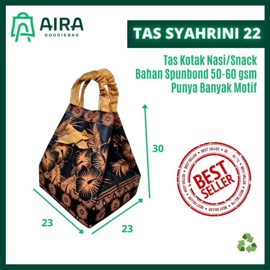 

Tas hajatan/syukuran/box nasi 22 x 22 syahrini harga grosir lusinan - Bunga sepatu, LUSIN-12 PCS