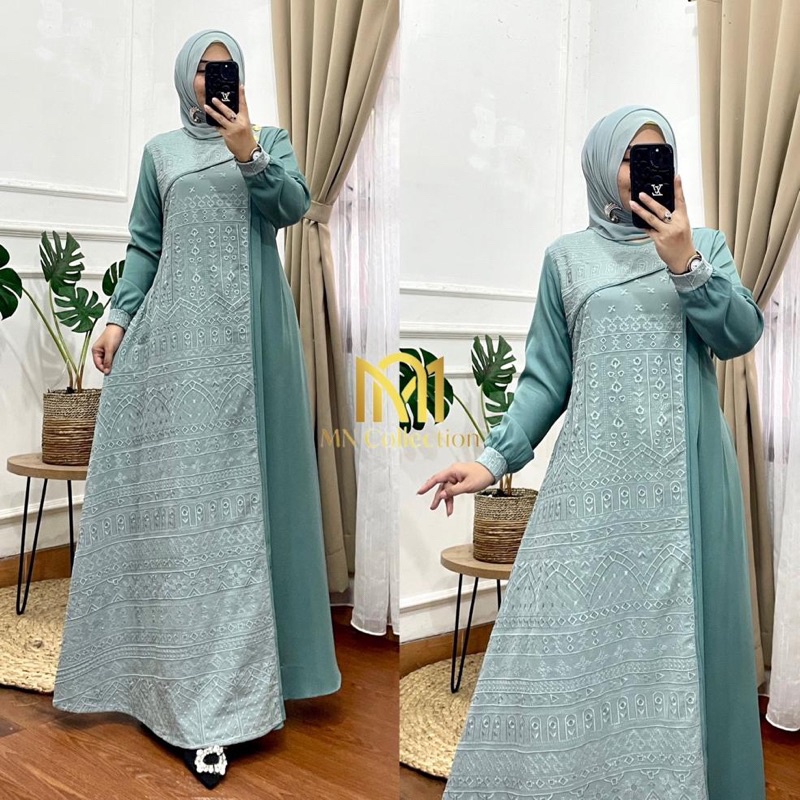 Zahra dress ori MN - MN collection - gamis MN - Zahra dress MN