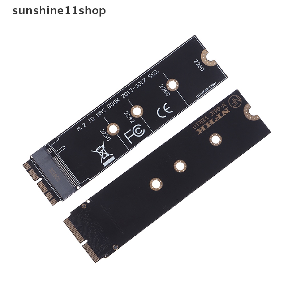 Sho M2 SSD Adapter M.2 PCIE NVME SSD Converter Card Untuk Apple Macbook Air Pro N