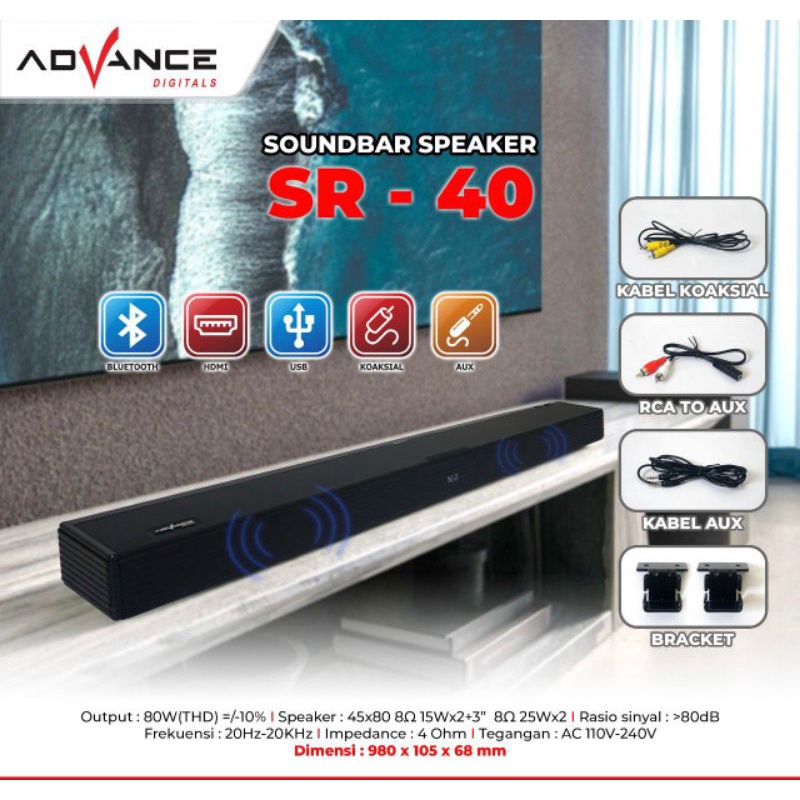 Soundbar/home teater/Dolby sound/ SR-40