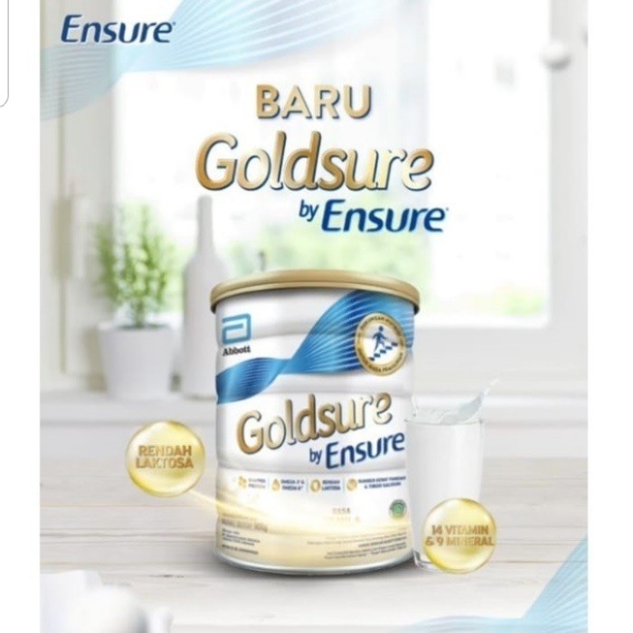 

[ COD ] GOLDSURE BY ENSURE 900 GRAM VANILA / GOLDSURE 900 GRAM RASA VANILA