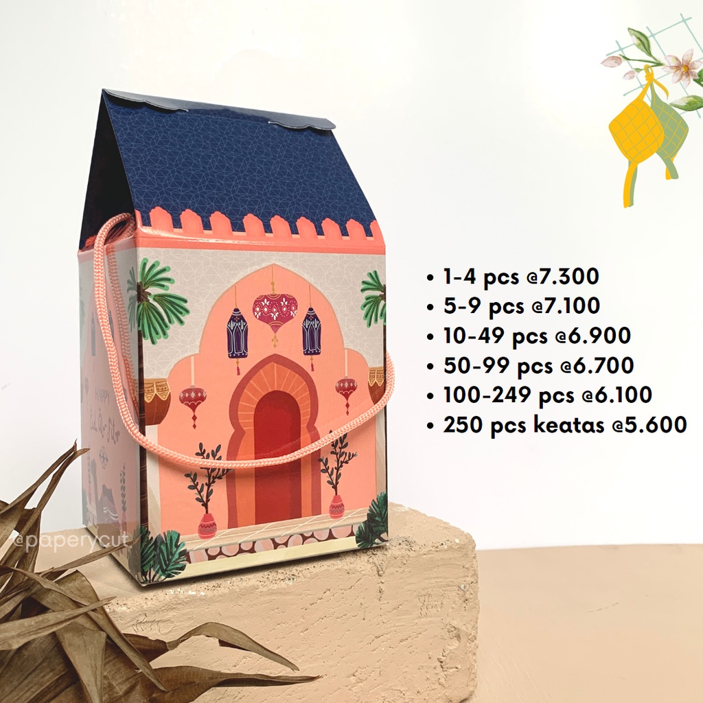 

Box Cookies Lebaran / Idul Fitri - Rumah Mini