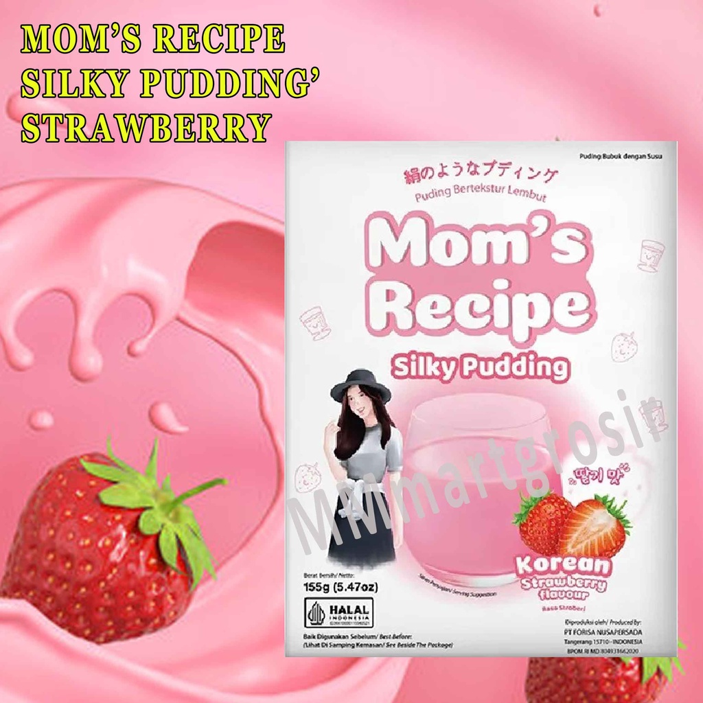 MOM'S RECIPE/ SILKY PUDDING/KOREAN STRAWBERRY/PUDING 155g