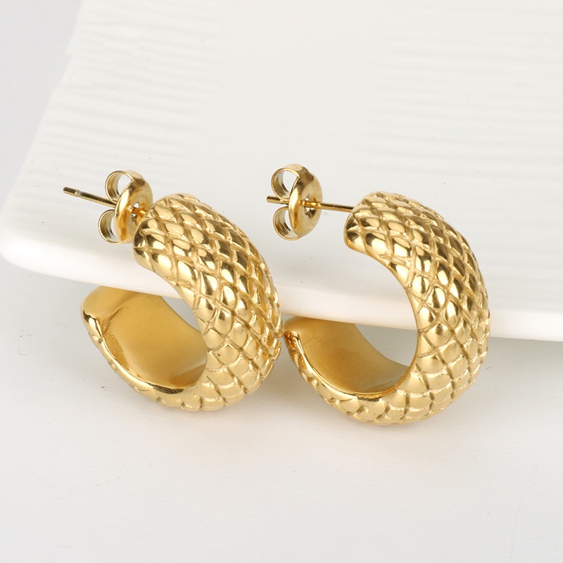 Anting stud pangolin Titanium stainless steel 316L harga grosir bisa bayar di tempat