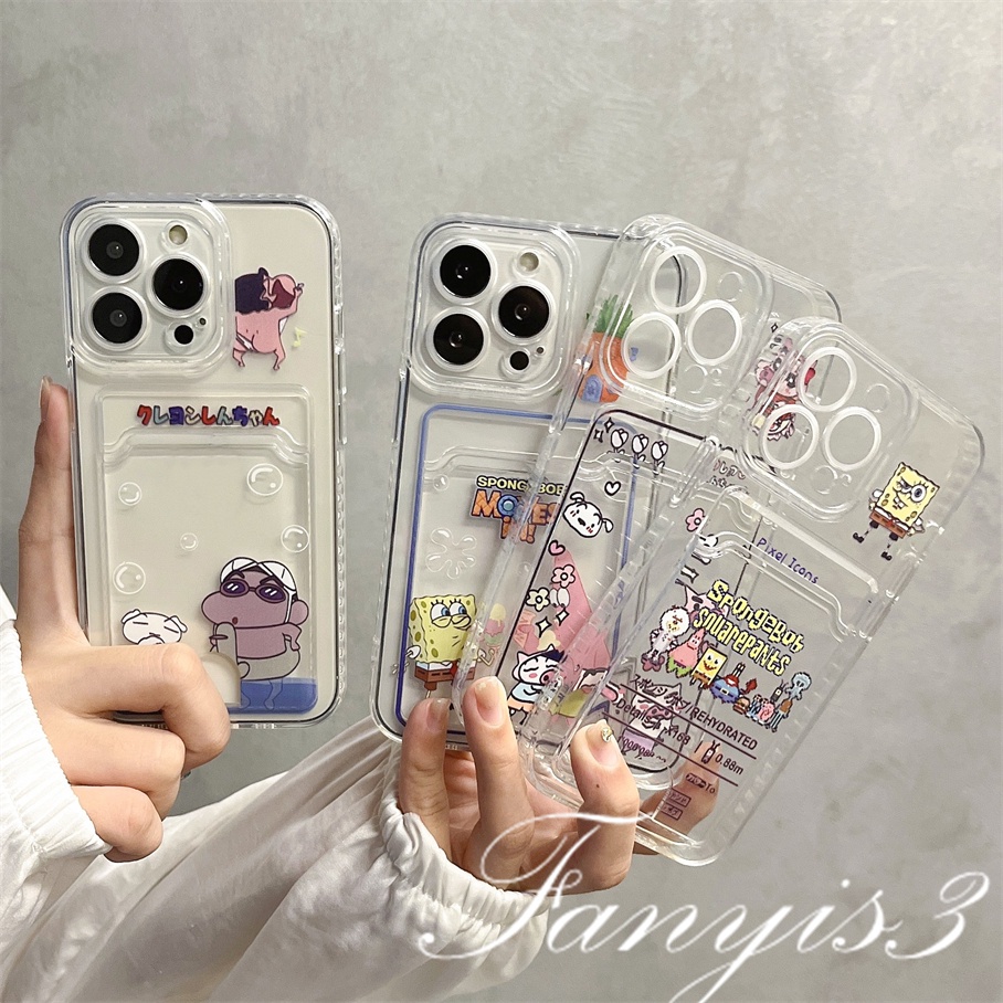 Vivo Y02 Y35 Y22 Y22s Y16 Y02s Y15A Y15S V27e V25 V23Pro V25e V23e Y21 Y21s Y33s V21e Y20 Y20i Y12s Y17 Y12 Y11 Y15 Y1s Y91C Y30i Y51 Y31 Karakter Kartun Tempat Kartu Phone Case Cover