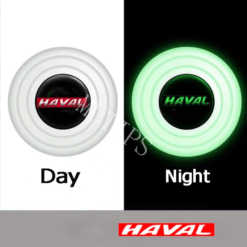 Haval 4 /8 /12 /16Pcs Baru Luminous Type Bagasi Pintu Mobil Anti Shock Tabrak Pad Silikon Stiker Mengurangi Kebisingan Penyangga Universal Untuk H2s H1 2021 2022 H5 H6 Jolion H2 M4 H9