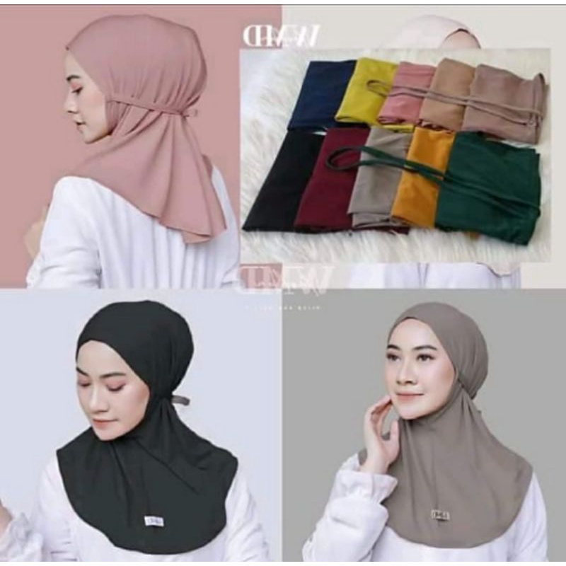 Jilbab Sport Tali Jersey Jibab Olahraga Tali