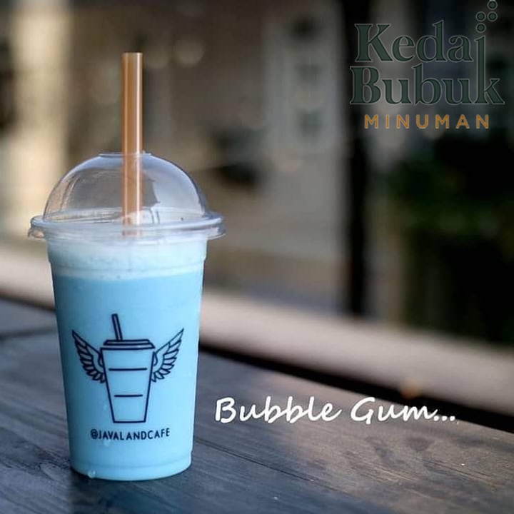 Bubuk Minuman Rasa Bubble Gum / Permen Karet Plain Regular 1kg - Javaland