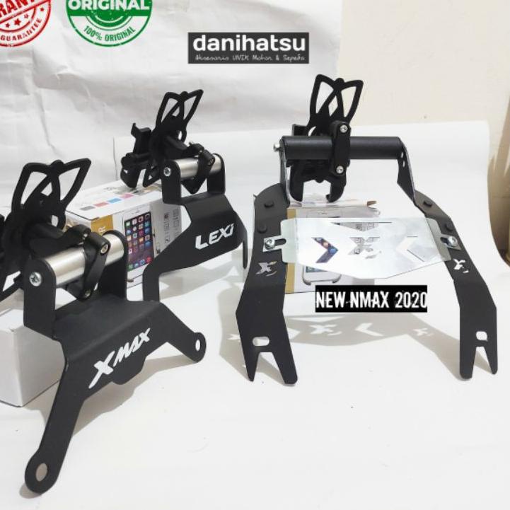 [BISA COD] HOLDER HP BREKET GPS UNTUK MOTOR XMAX ADV NMAX AEROX LEXI VARIO BEAT MIO FORZA TMAX DUDUK