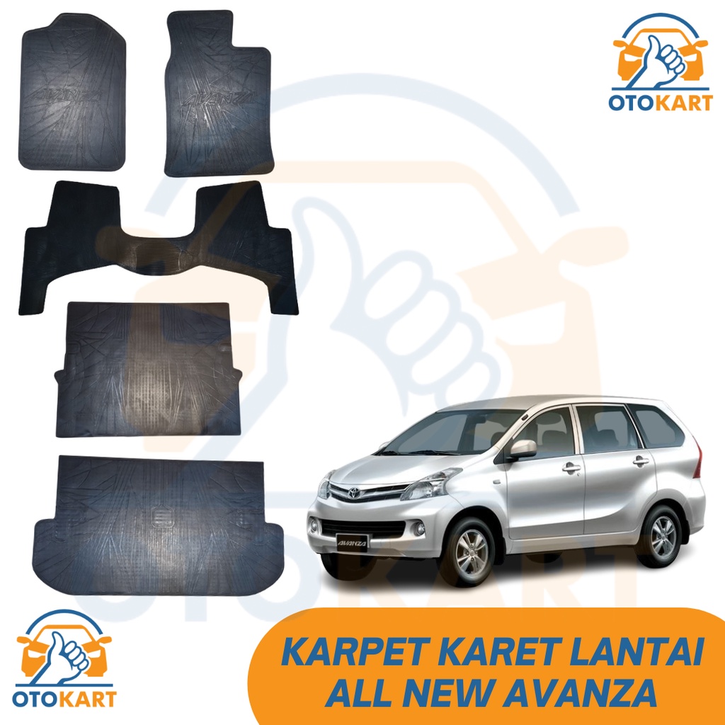 KARPET LANTAI KARET ALL NEW AVANZA XENIA / KARPET KARET MOBIL ALL NEW AVANZA XENIA / KARPET ALL NEW 