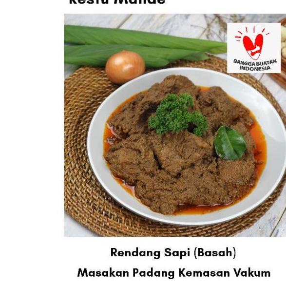 

☝ Restu Mande [Terbaru] Rendang Sapi (Basah) Rendang Original 300gr ★