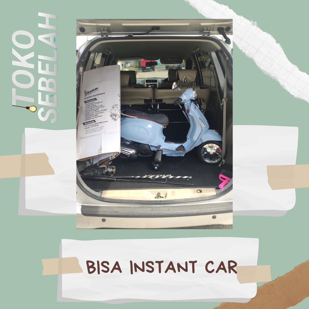 Mainan Anak Motor Aki VESPA PRIMAVERA - YUKITA 728