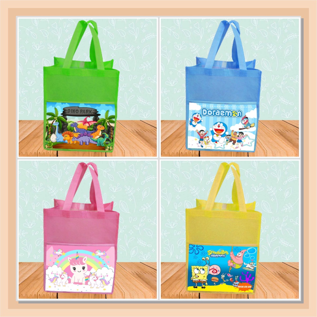 

GOODIE BAG KADO BINGKISAN SNACK ULTAH ANAK MUAT BOX KFC KANTONG DEPAN COD