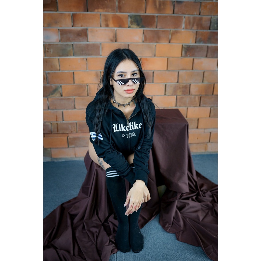 LIKELIKE JACKET // HD LK OLD BLK // Baby Terry