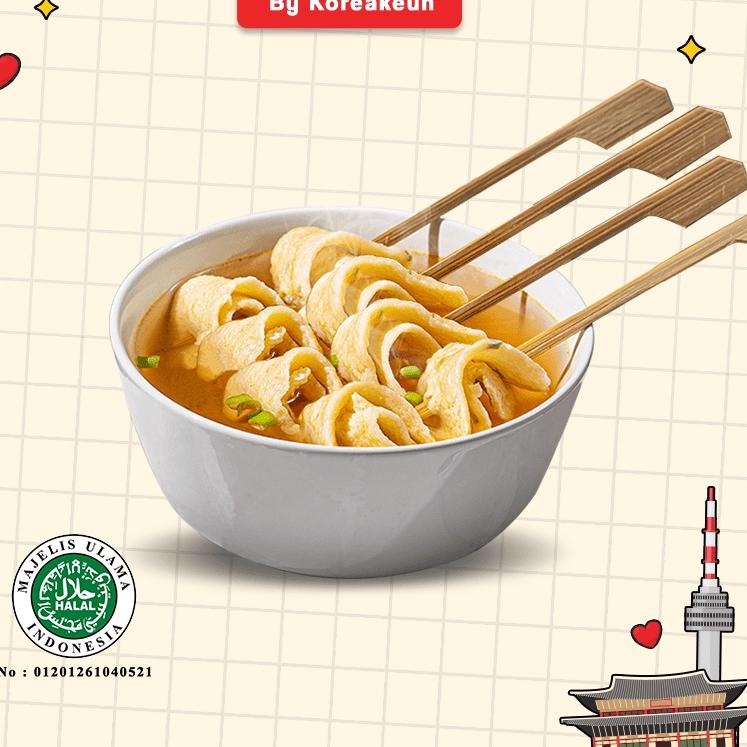 

Berkualitas KOREAKEUN Odeng Eomuk Korean Fish Cake 200g