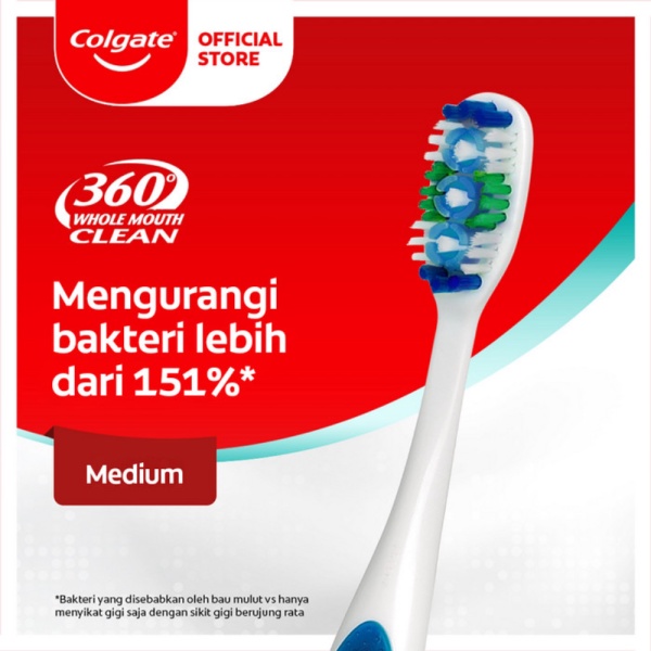 Dijual Colgate Sikat Gigi 360 Base Medium Murah