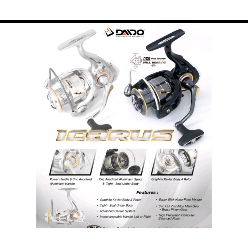 Reel pancing Daido Icarus Power Handle 800 Power Handle