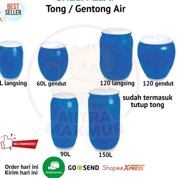 ➣ TONG AIR / TONG AIR + KRAN GREEN LEAF 60  150 LITER ✷