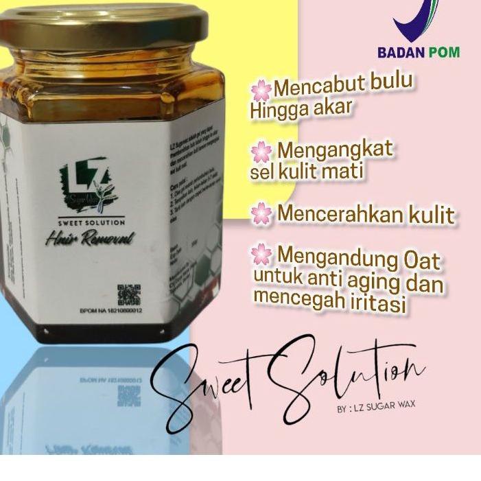 Big Sale [BPOM] LZ SUGARWAX/Perontok Bulu / SUGAR WAX / NATURALE / SWEET SOLUTION